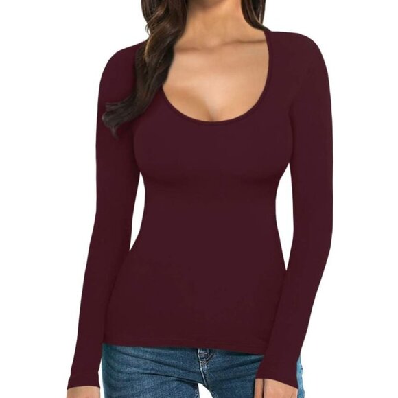 Mangopop Scoop Neck Top - Picture 1 of 7